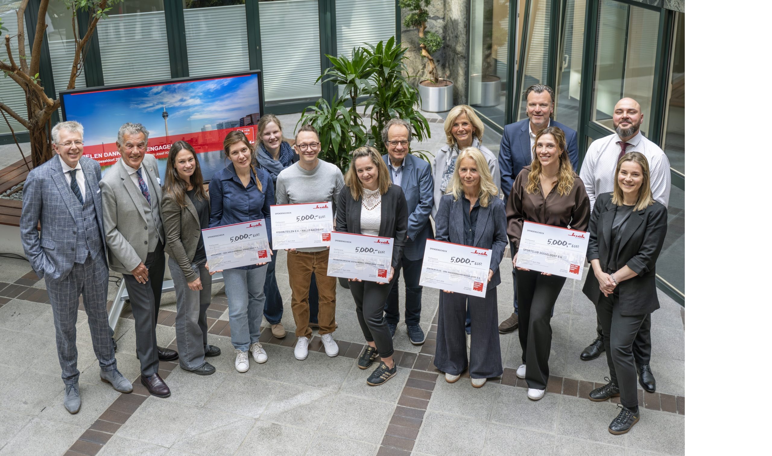 Wir für Düsseldorf“ bedenkt Herzwerk mit 5.000 €