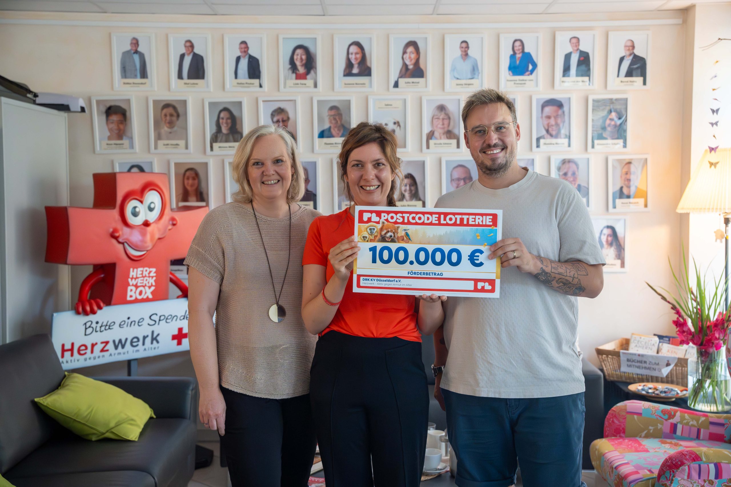 100.000 Euro für Herzwerk – Danke an die Deutsche Postcode Lotterie!