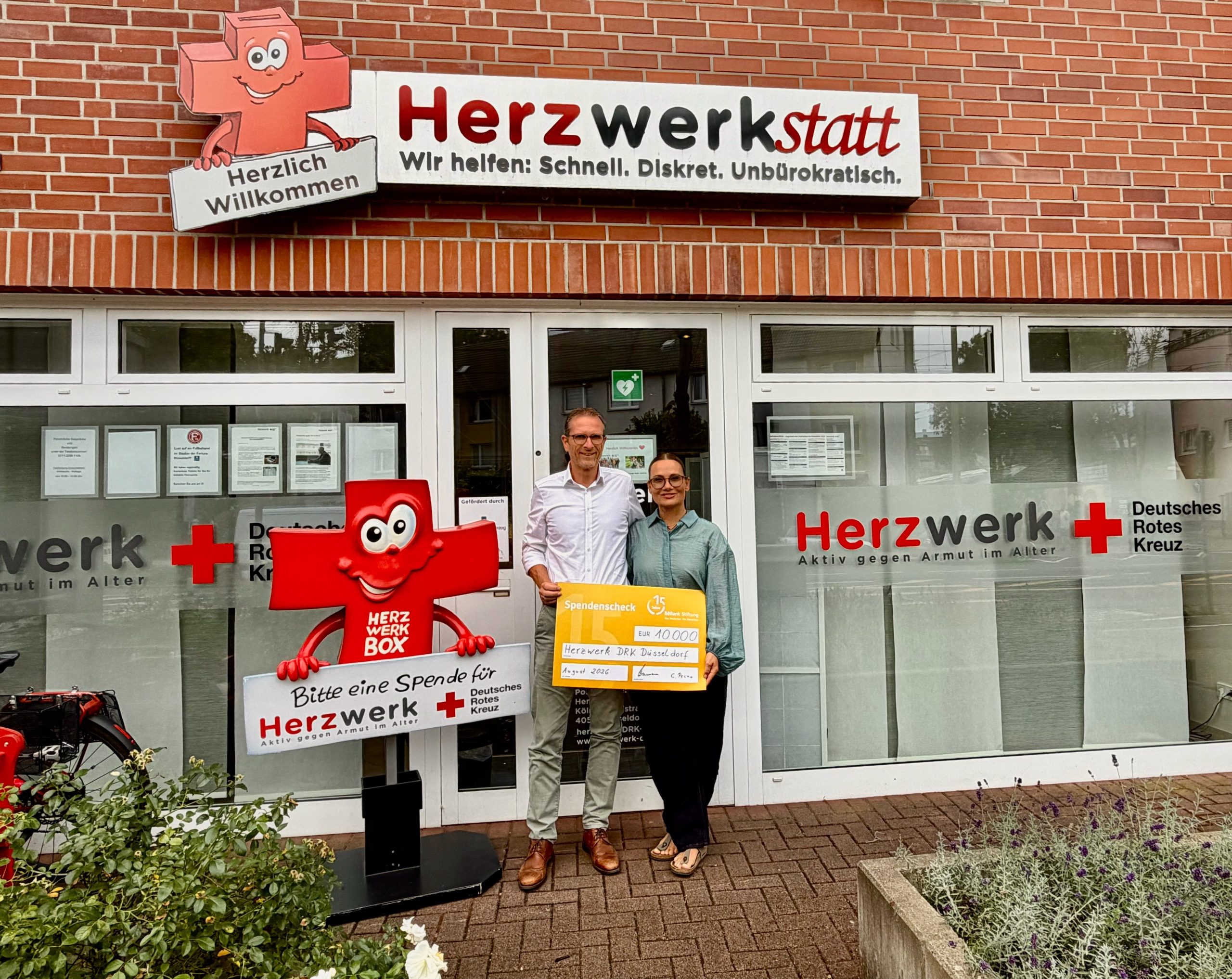 Erneut 10.000 Euro für Herzwerk – von Herzen Danke
